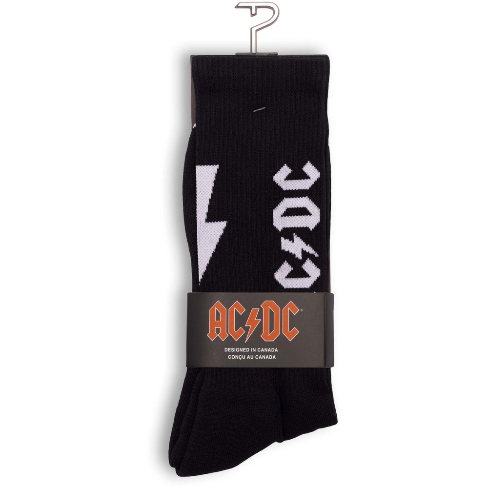 AC/DC - Bolt Socks - Black